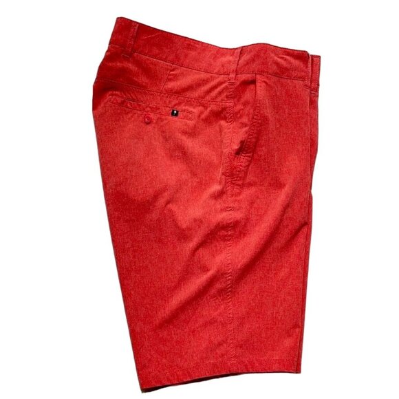 TRUNKS Men's Shorts Polyester Comfort Fit Belt Loops Zip Closure Pockets Size 34 - Picture 5 of 11